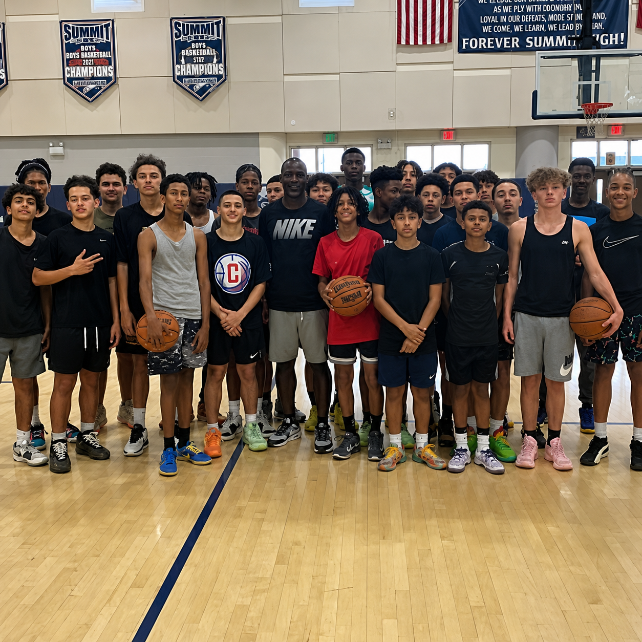 Committed Basketball team photo 2