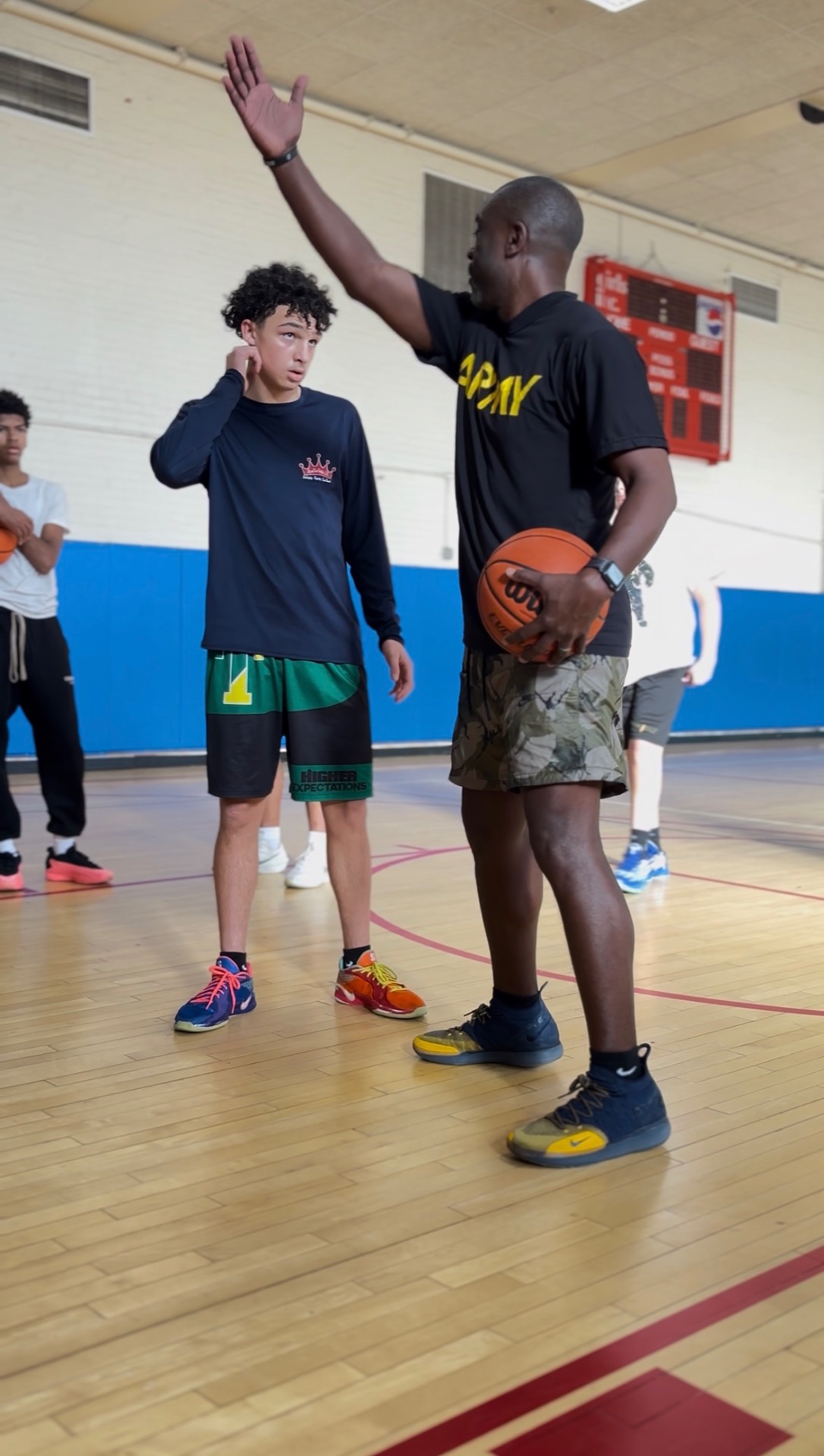 Nathaniel Brown Jr. coaching 2